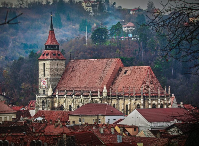 Black,Church,,Brasov,,,Transylvania,,Romania